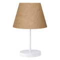 Kontorilamp AYD 1xE27/40W/230V pruun/valge