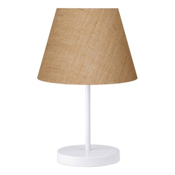Kontorilamp AYD 1xE27/40W/230V pruun/valge
