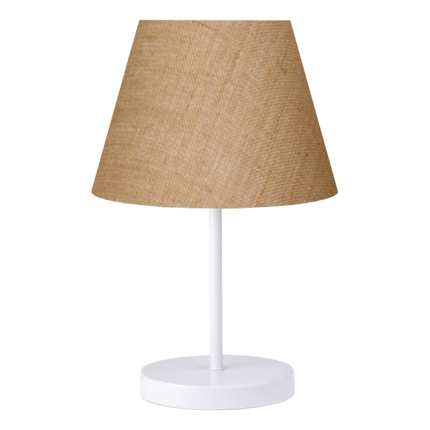 Kontorilamp AYD 1xE27/40W/230V pruun/valge