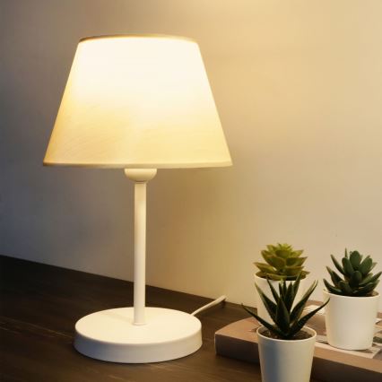 Kontorilamp AYD 1xE27/40W/230V valge