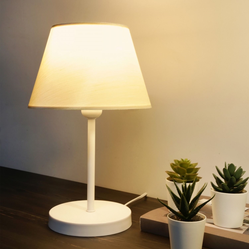 Kontorilamp AYD 1xE27/40W/230V valge