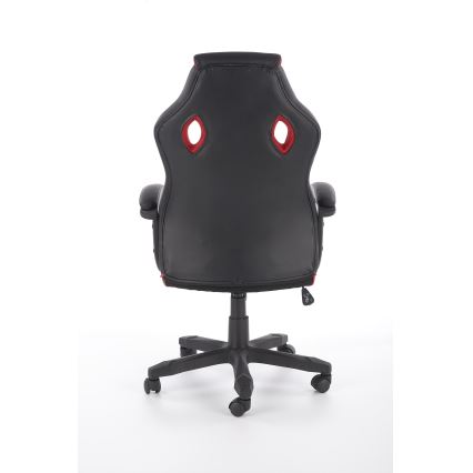 Kontoritool HELO must/punane