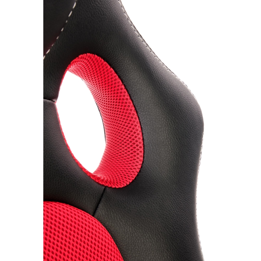 Kontoritool KENU must/punane