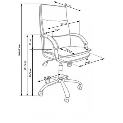 Kontoritool LOMI, must