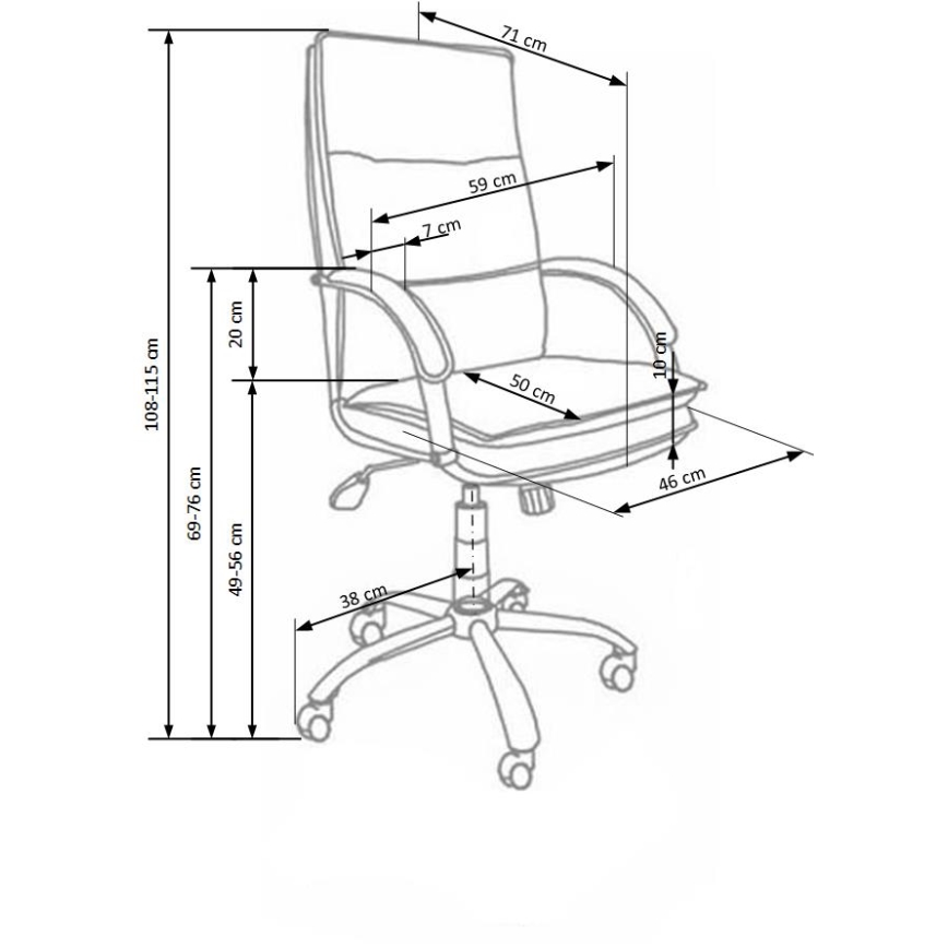 Kontoritool LOMI, must