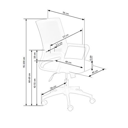Kontoritool TONA must