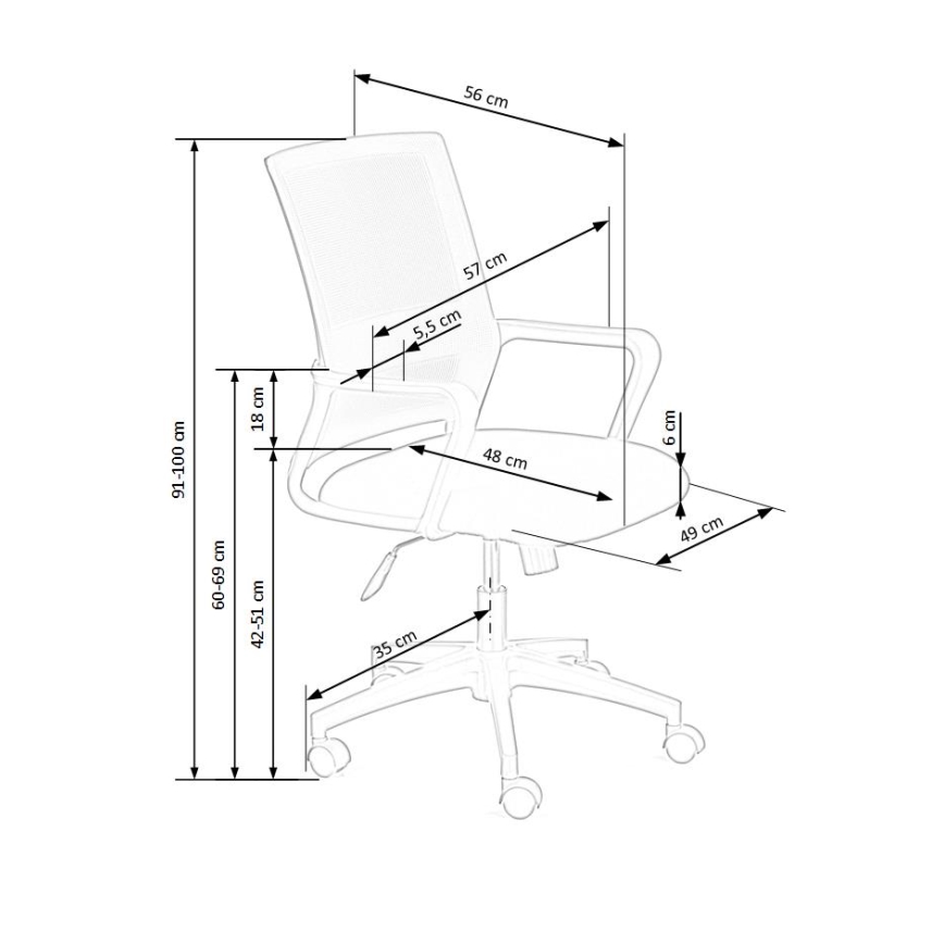 Kontoritool TONA must