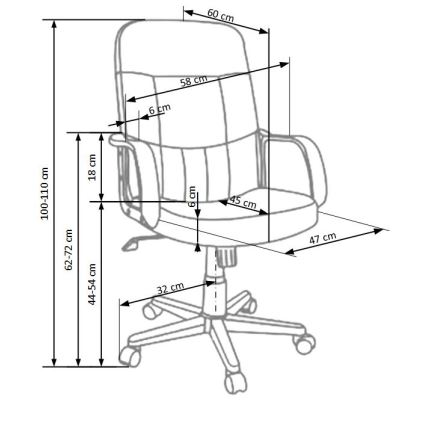 Kontoritool ZIRUQ must