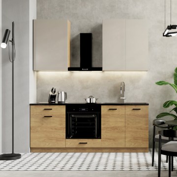 Köögikomplekt JOY 200 cm, pähkel