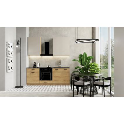 Köögikomplekt JOY 200 cm, pähkel