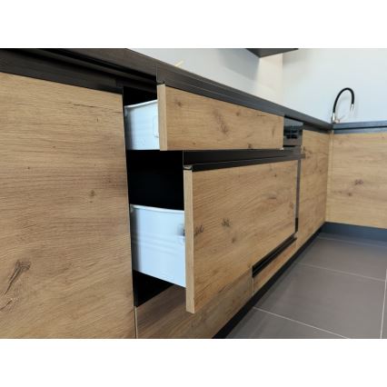 Köögikomplekt MARINA 240 cm, craft-tamm