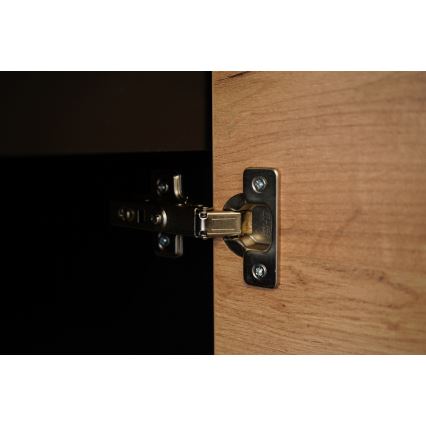 Köögikomplekt MARINA 240 cm craft-tamm/läikiv must