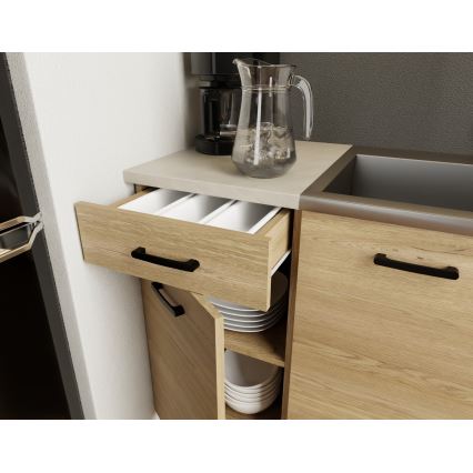 Köögikomplekt PATRICIA 180 cm, tamm