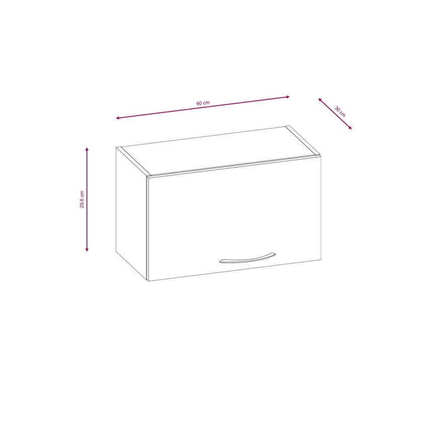 Köögikomplekt VALERIA 180 cm pruun/sonoma tamm