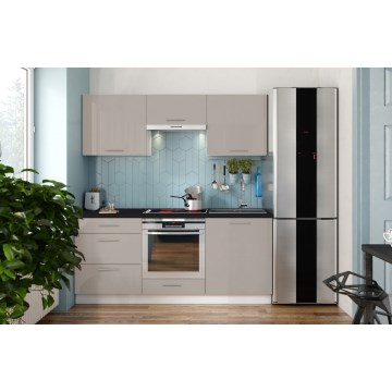 Köök CELESTE 180 cm läikiv taupe
