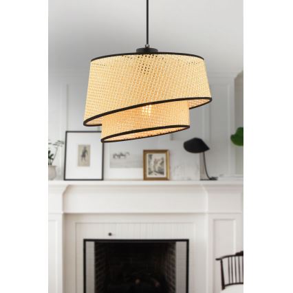 Kööstuv lamp BARETTE 1xE27/60W/230V beež/must