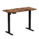 Kõrguse kohandamisega laud LEVANO 140x60 cm puit/must