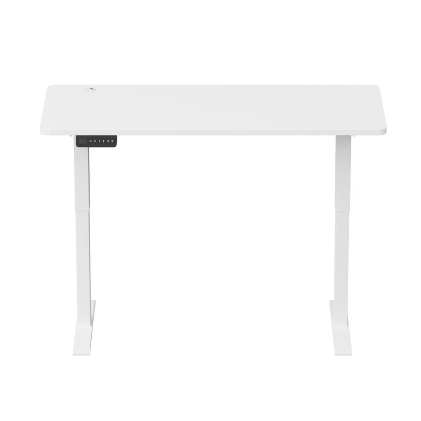 Kõrguse kohandamisega laud LEVANO 140x60 cm valge