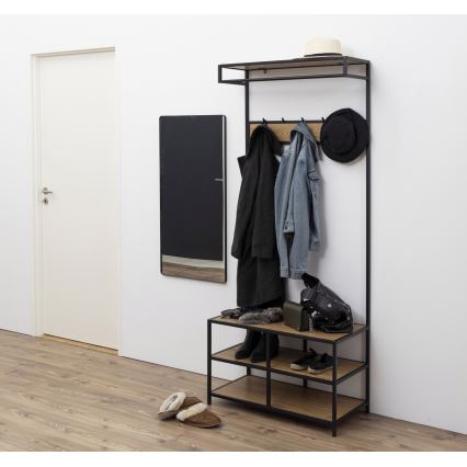 Koridorikapp SARON tamm/must