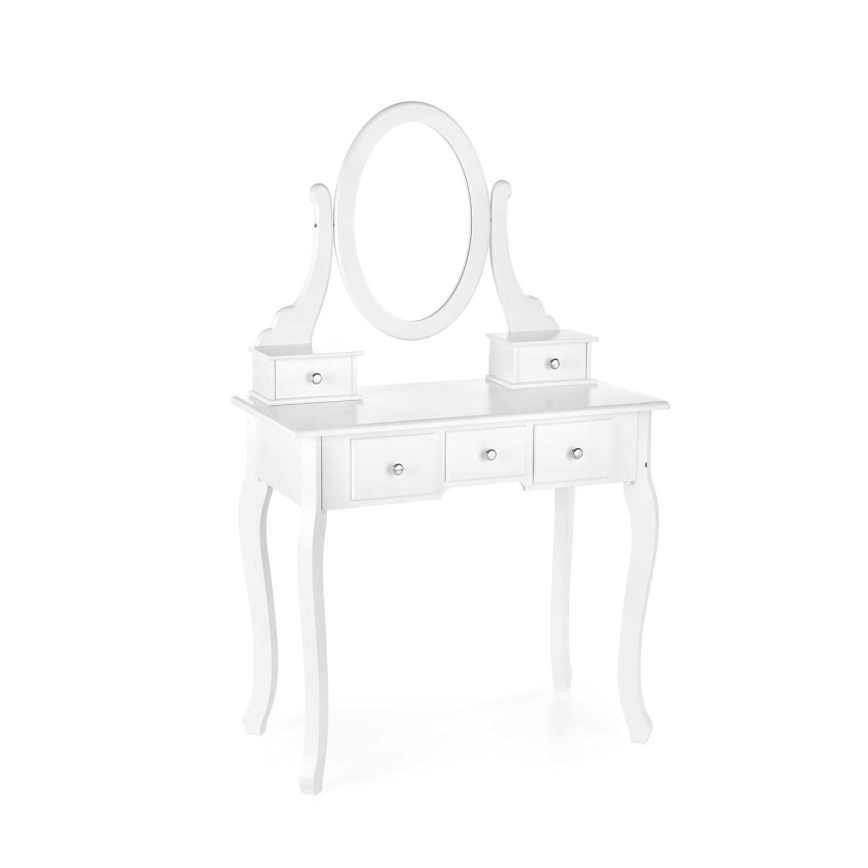 Kosmeetikalaud SARA 80x130 cm + tool 45x37 cm valge