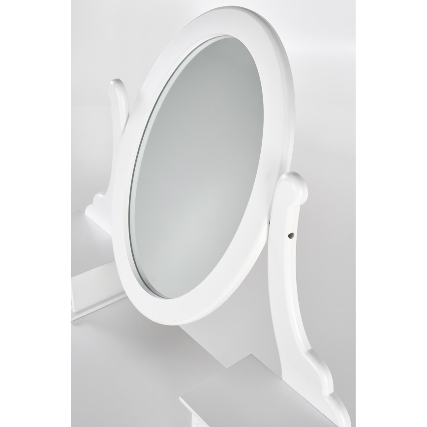 Kosmeetikalaud SARA 80x130 cm + tool 45x37 cm valge