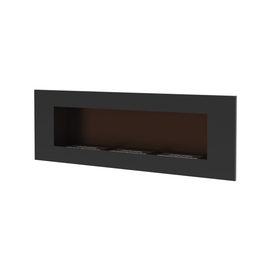 Kratki - Sisseehitatud biokamin 40x120 cm 3x1,1kW must