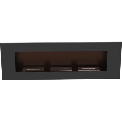 Kratki - Sisseehitatud biokamin 40x120 cm 3x1,1kW must