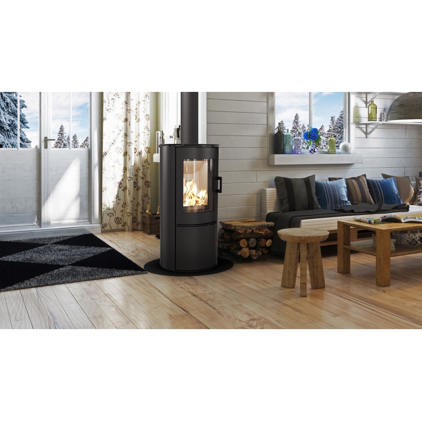 Kratki - Terasest kamin 8kW 150mm