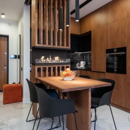 Kratki - Sisseehitatud bio-kamin 50x100 cm 3,5kW must