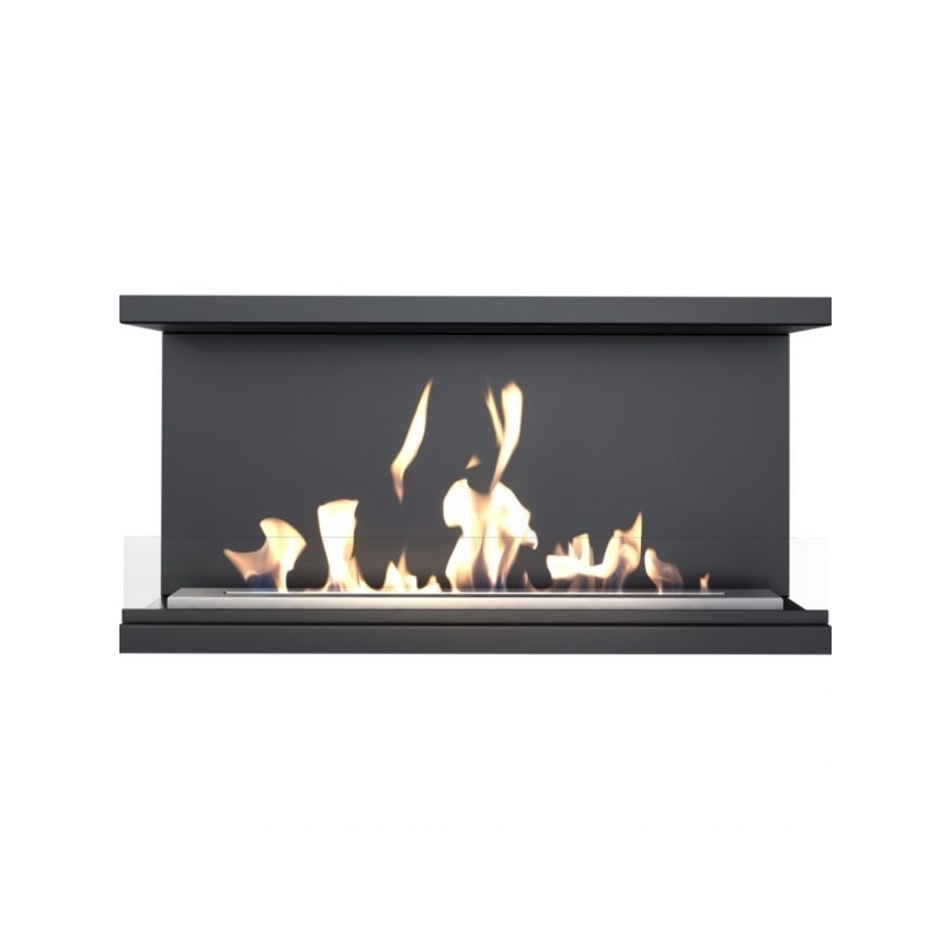 Kratki - Sisseehitatud BIO kamin 50x100 cm 3,5kW must