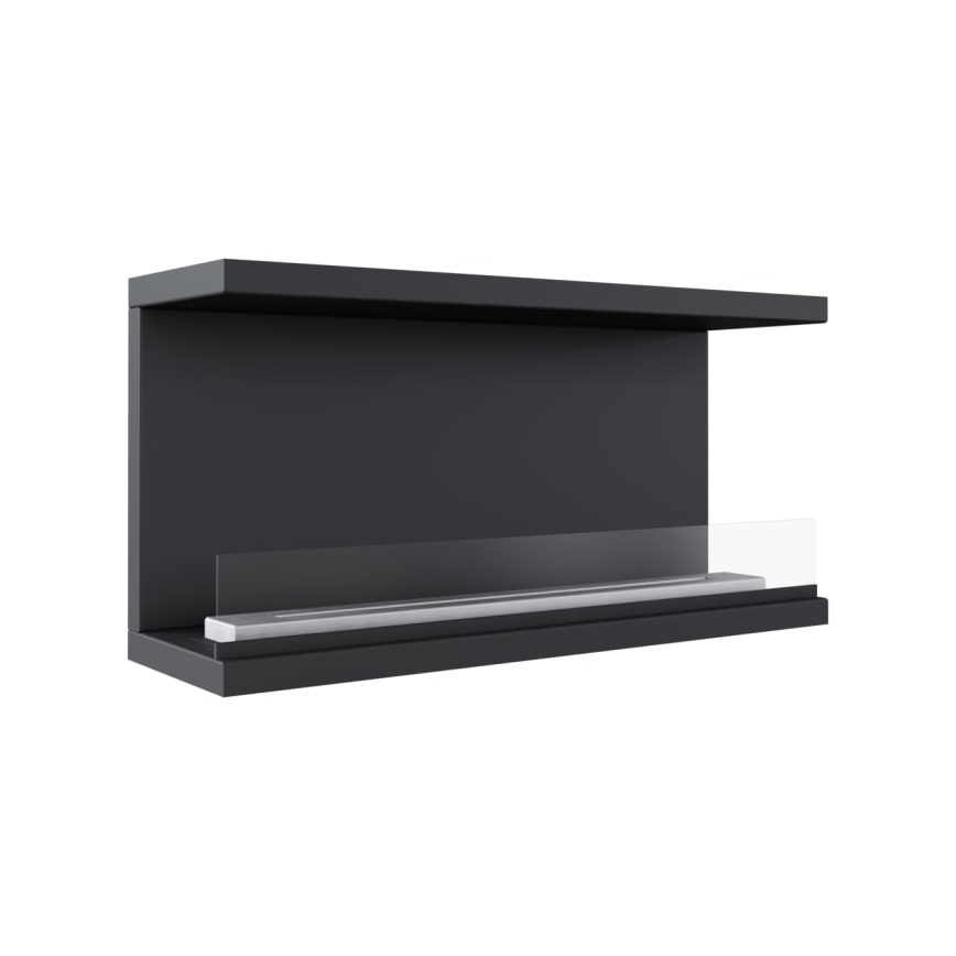 Kratki - Sisseehitatud BIO kamin 50x100 cm 3,5kW must