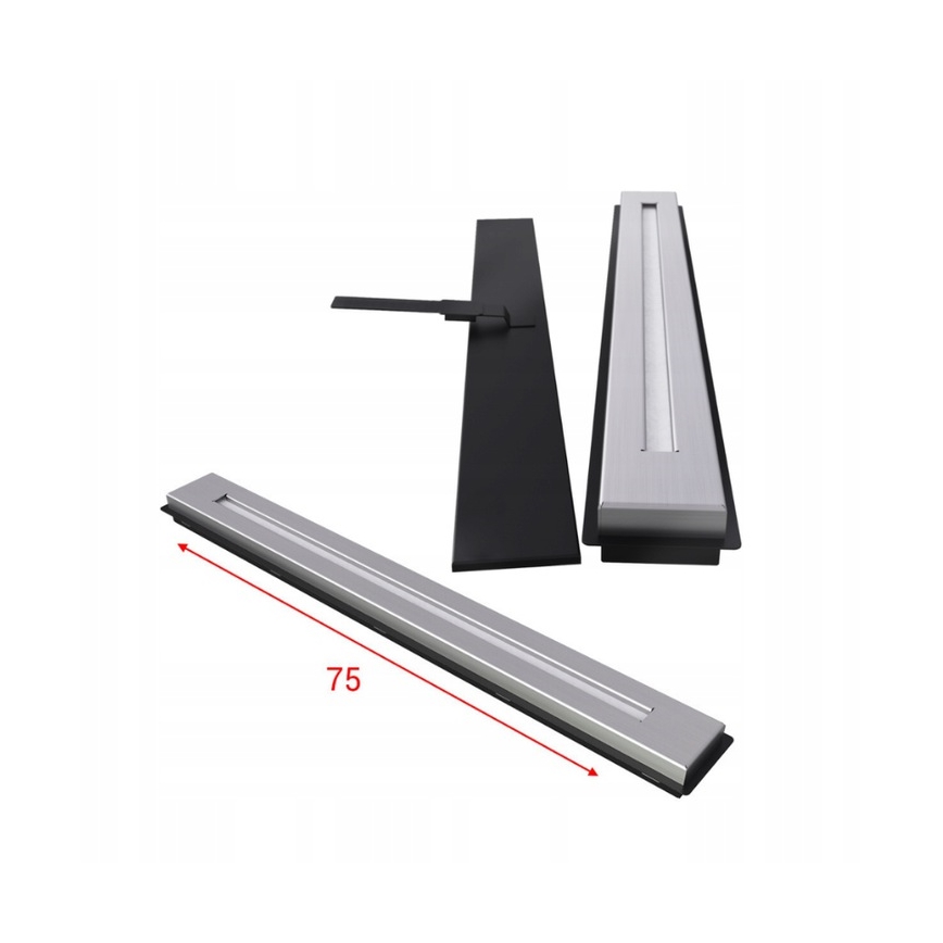 Kratki - Sisseehitatud BIO kamin 50x100 cm 3,5kW must
