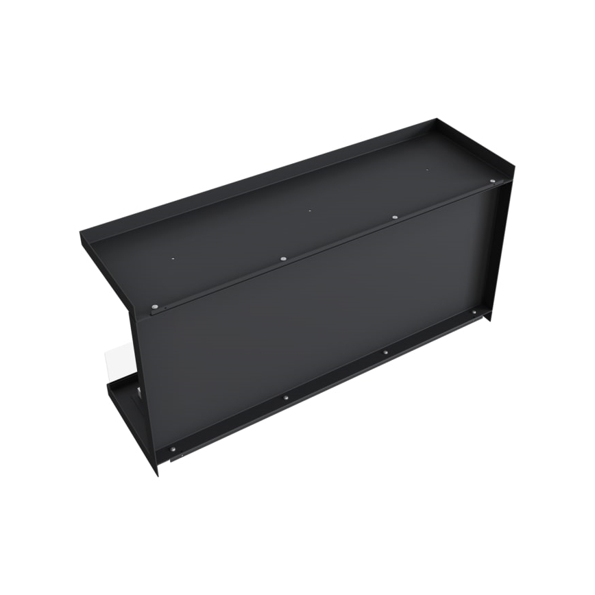 Kratki - Sisseehitatud biokamin 50x100 cm 7kW must