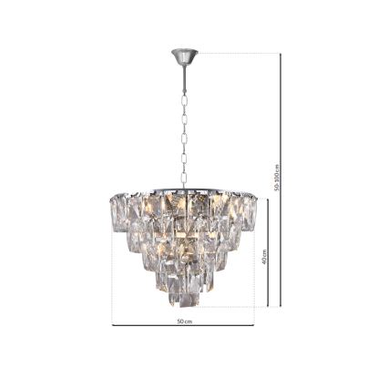 Kristall-lühter CHELSEA 6xE14/40W/230V