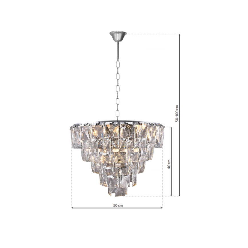 Kristall-lühter CHELSEA 6xE14/40W/230V