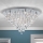 Kristallist laevalgusti CELESTE 12xG9/40W/230V d. 75 cm läikiv kroom
