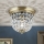 Kristallist laevalgusti PLAFOND 1xE27/40W/230V d. 26 cm pronks