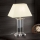 Kristallist laualamp VERONIQUE 1xE27/60W/230V kreemikas/läbipaistev