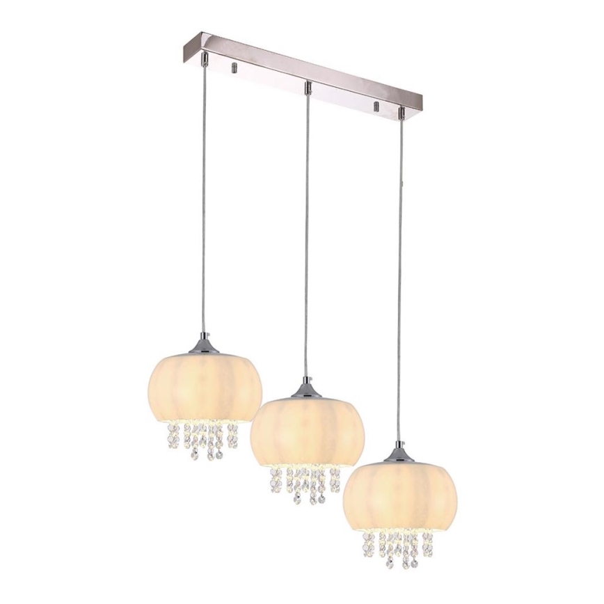 Kristallist lühter NOVA 3xE14/40W/230V