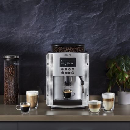 Krups - Automaatne kohvimasin ESSENTIAL 1450W/230V hõbedane