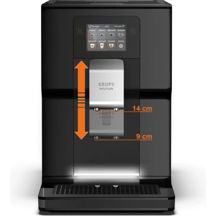 Krups - Automaatne kohvimasin piimanõuga INTUITION PREFERENCE 1450W/230V must