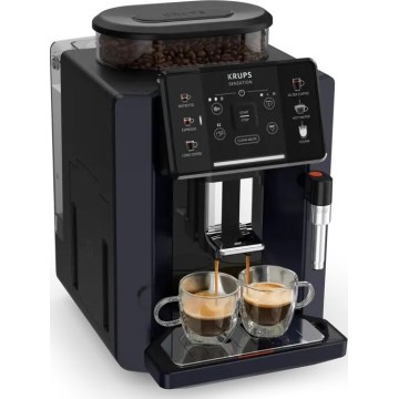 Krups - Automaatne kohvimasin piimanõuga SENSATION 1450W/230V must
