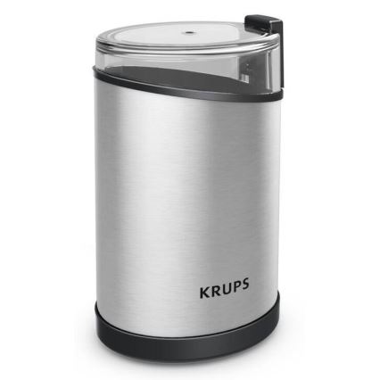 Krups - Elektriline kohviubade veski 85g FAST-TOUCH 200W/230V matt kroom
