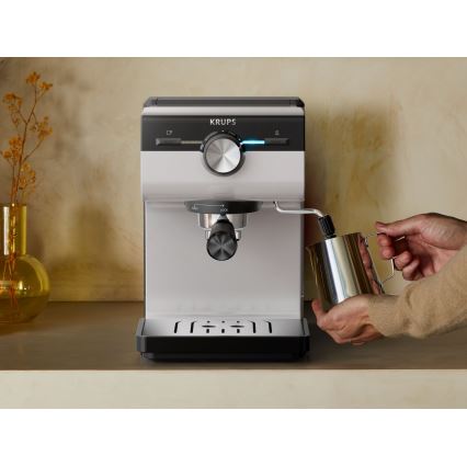 Krups - Käpaga kohvimasin kahele tassile AUTHENTIC 1450W/230V hall