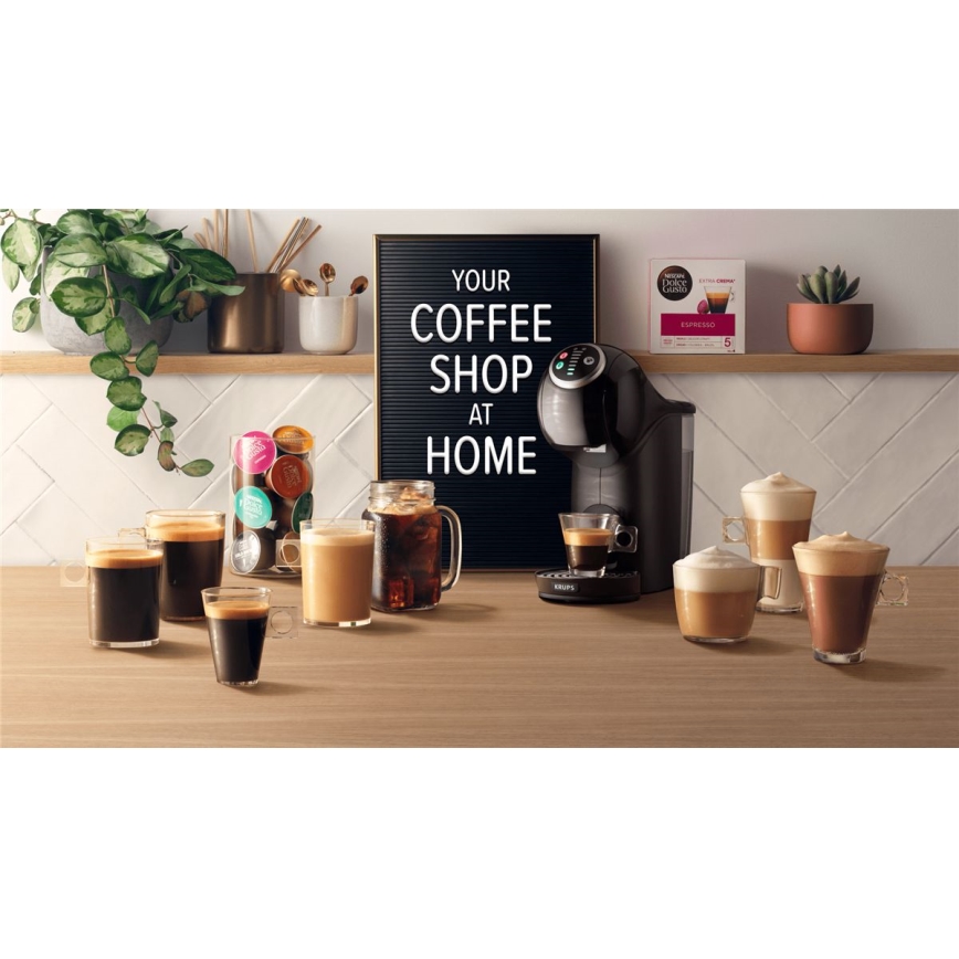 Krups - Kapselkohvimasin NESCAFÉ DOLCE GUSTO GENIO S 1500W antratsiit
