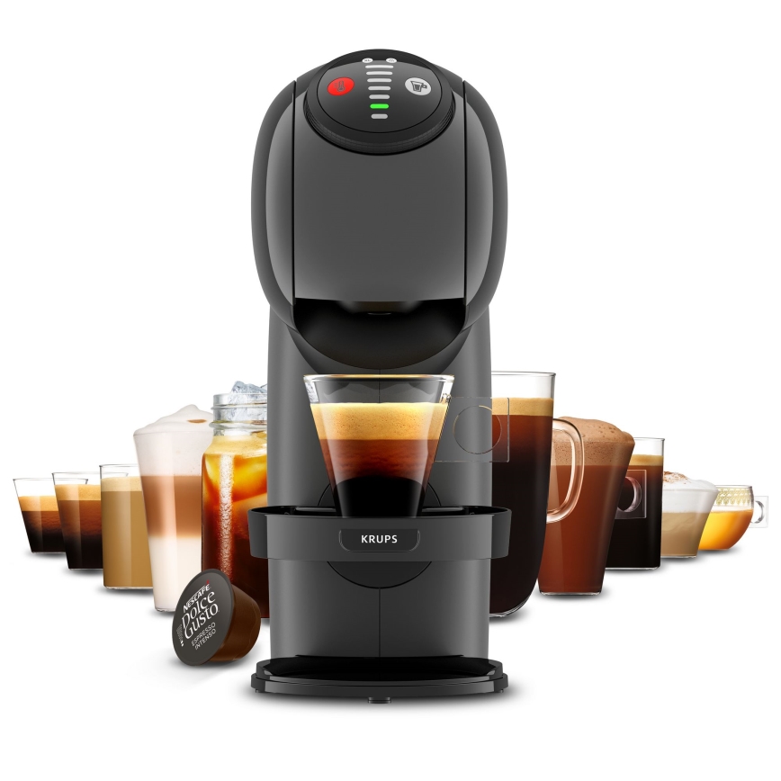 Krups - Kapselkohvimasin NESCAFÉ DOLCE GUSTO GENIO S 1500W antratsiit
