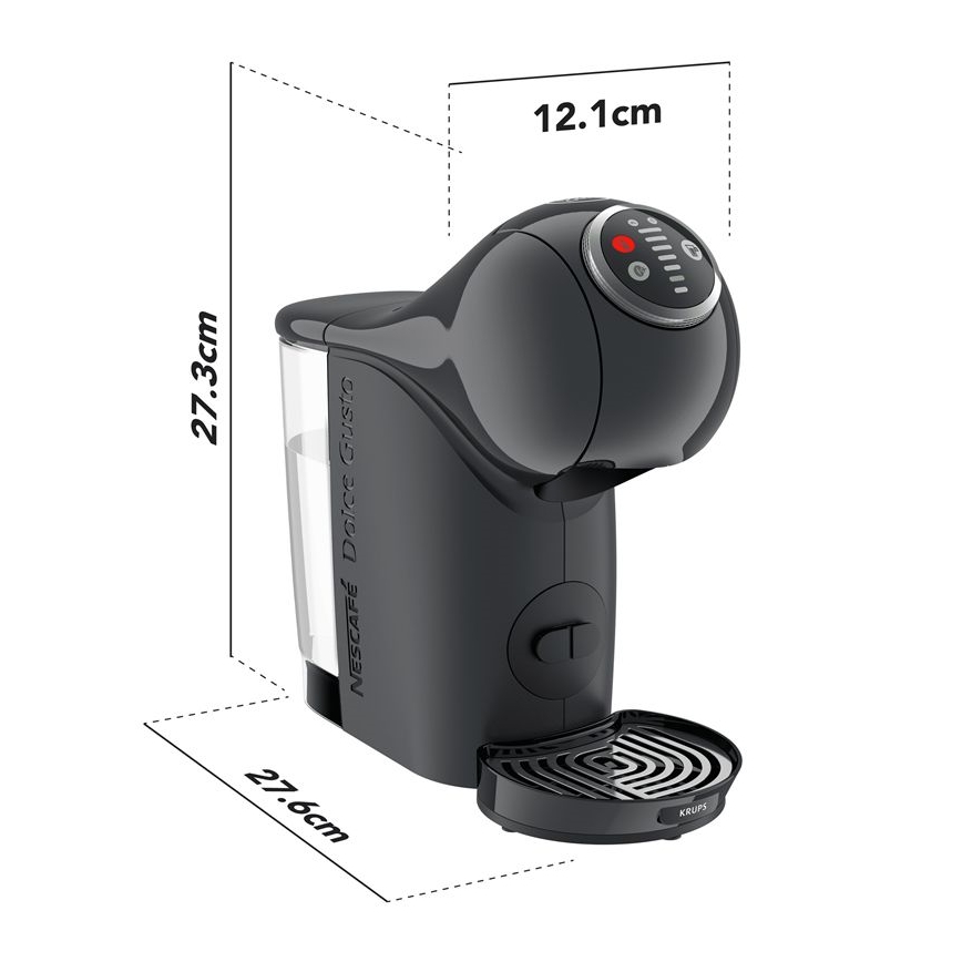 Krups - Kapselkohvimasin NESCAFÉ DOLCE GUSTO GENIO S 1500W antratsiit