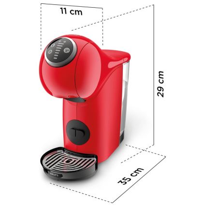 Krups - Kapselkohvimasin NESCAFÉ DOLCE GUSTO GENIO S PLUS 1500W punane
