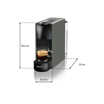 Krups - Kapselkohvimasin NESPRESSO Essenza mini 1310W/230V hall