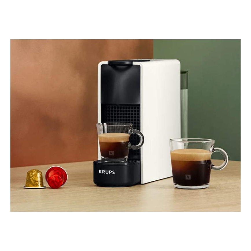 Krups - Kapselkohvimasin NESPRESSO Essenza mini 1310W/230V valge